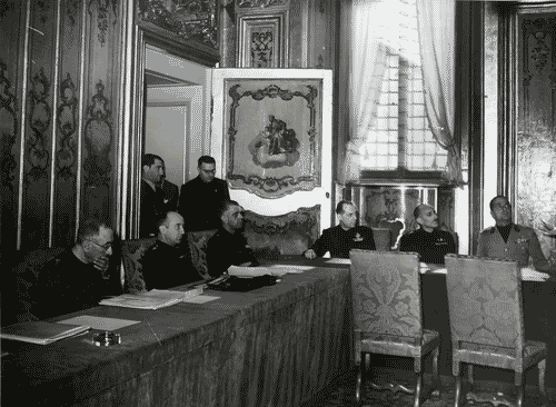 Image for VII Triennale - Seduta d'insediamento del Consiglio d'Amministrazione - Giuseppe Bottai - Gian Giacomo Gallarati Scotti