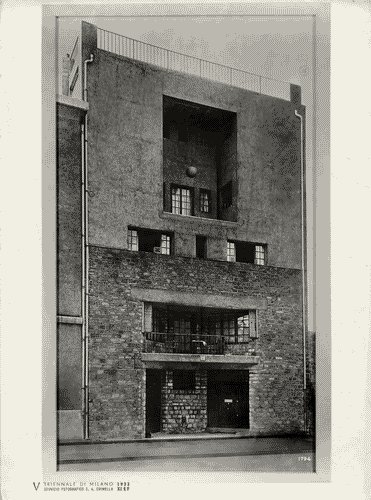 Image for V Triennale - Mostra internazionale di architettura moderna - Galleria delle mostre personali - Casa Tristan Tzara di Adolf Loos