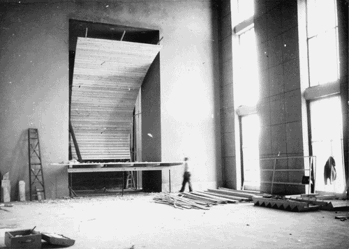 Image for VIII Triennale - Palazzo dell'Arte - Lavori di allestimento - Salone d'onore