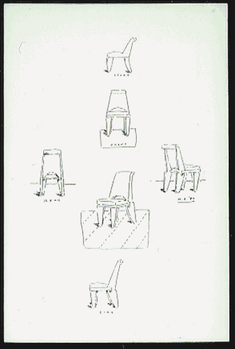 Image for Le affinità elettive - Sedia da pranzo & tavolo da pranzo (Dining chair &dining table)