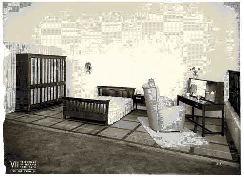 Image for VII Triennale - Sezione della Germania - Camera per signora di Frank