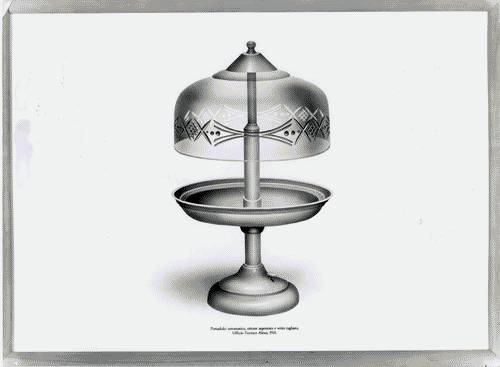 Image for XVI Triennale - Primo ciclo - La sistemazione del design - Paesaggio casalingo - Riproduzione di disegno di oggetti della ditta Alessi