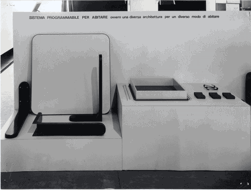Image for XIV Triennale - Padiglione nel Parco Sempione - Espressioni e produzioni italiane - Prima zona - Sistema programmabile per abitare - Elementi di arredamento - Joe Colombo