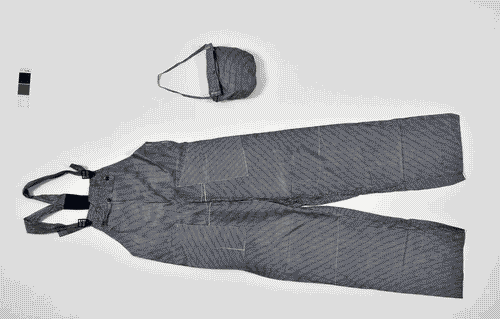 Image for Tute/salopette da uomo a scomparsa in borsa/tasca (collezione Amazonica)