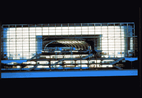 Image for Modello in scala del progetto per la stazione Lehrter Bahnof a Berlino, diGerkan, Marg & Partner