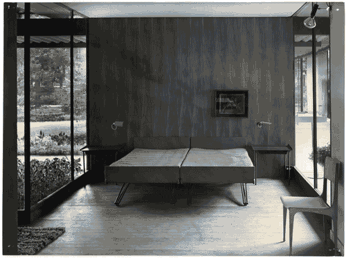 Image for XI Triennale - Parco Sempione - Mostra internazionale dell'abitazione - Alloggio italiano - Camera da letto matrimoniale