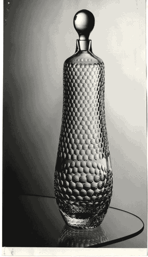 Image for XI Triennale - Sezione della Cecoslovacchia - Bottiglia per liquori in cristallo soffiato