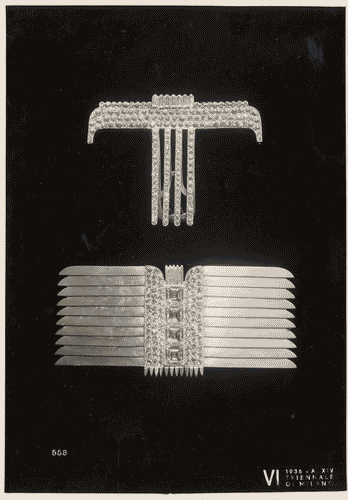 Image for VI Triennale - Sezione dell'E.N.A.P.I. - Gioielli - Fermagli in pietre chimiche