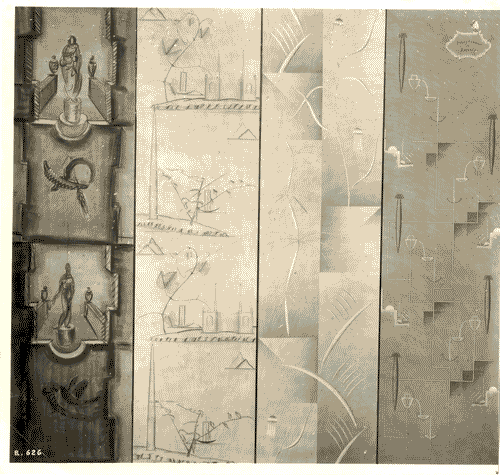 Image for IV Triennale - Sezione dell'E.N.A.P.I. - Paravento con campioni di carta da parati