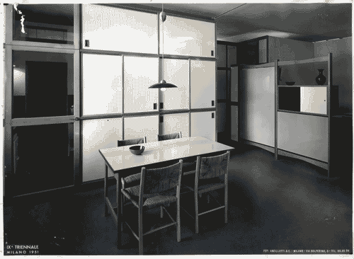 Image for IX Triennale - Abitazione - Alloggio n. 2: appartamento per 3 persone - Luisa Castiglioni - Margherita Bravi - Sala da pranzo - Castiglioni e Bravi