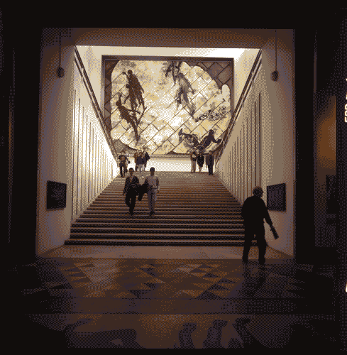 Image for XVIII Triennale - Scalone d'Onore - Dipinto "La Piazza" di Giuliano Collina