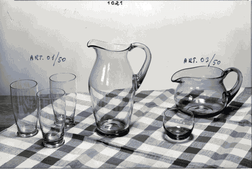 Image for IX Triennale - Padiglione del Vetro - Brocche e bicchieri in vetro