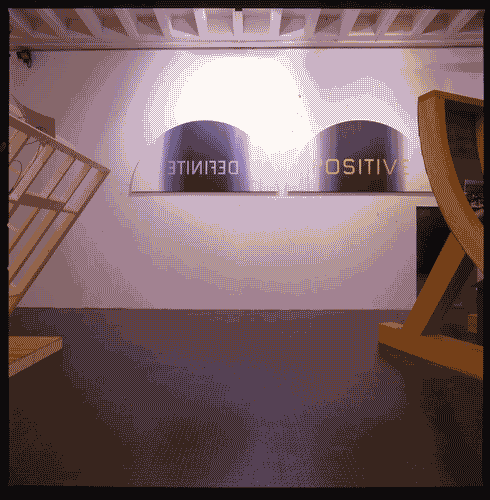 Image for XVII Triennale - Le città del mondo e il futuro delle metropoli - Oltre la città la metropoli - sezione Arte (produzione artistica e comportamenti culturali) - "Words without thoughts never to heaven go" di Edward Ruscha, lunette perla Main Library Metro Dade Cultural Centre di Miami