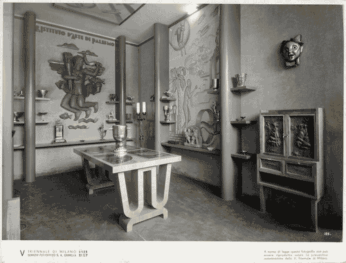 Image for V Triennale - Mostre nel parco - Padiglione delle scuole d'arte - R. Istituto D'Arte di Palermo