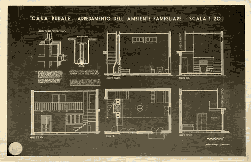 Image for V Triennale - Mostra internazionale di architettura moderna - I° galleria dell'Italia - Progetti di edifici tipici - Concorso per casa rurale