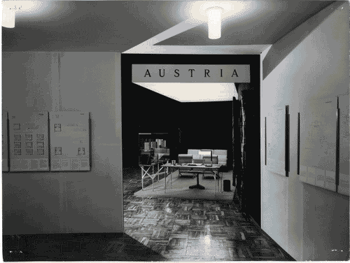 Image for XII Triennale - Sezione dell'Austria - Ingresso - Norbert Schlesinger