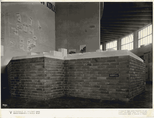 Image for V Triennale - Mostra internazionale di architettura moderna - I° galleriadell'Italia - Italia che si rinnova - Modello in scala della città universitaria di Roma