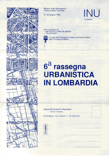 Image for Pieghevole della Sesta Rassegna Urbanistica in Lombardia