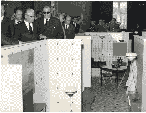 Image for XII Triennale - Visita del Presidente della Repubblica Giovanni Gronchi - Ivan Matteo Lombardo - Ludovico Magistretti - Agenore Fabbri