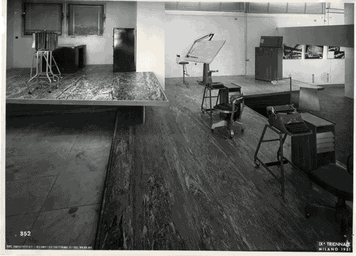 Image for IX Triennale - Architettura del lavoro - Arredamento per ufficio - Vico Magistrettti - Gabriele Mucchi