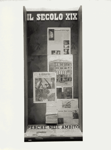 Image for V Triennale - Mostre nel parco - Padiglione della stampa - Stampa italiana contemporanea - Vetrina de "il Secolo XIX"