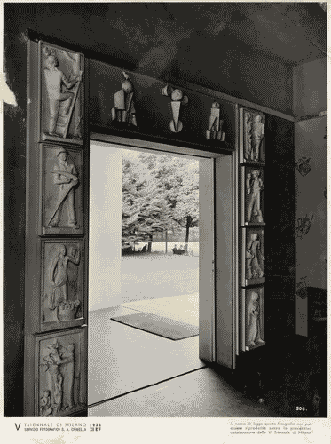 Image for V Triennale - Mostre nel parco - Padiglione delle scuole d'arte di Renato Camus - Ingresso