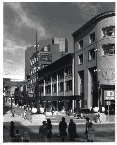 Image for Zona pedonale in Sparks Street a Ottawa nel 1988