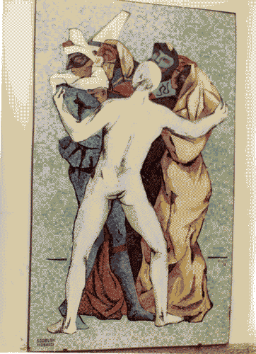 Image for IX Triennale - Sezione dei Tessuti - Mosaico "Maschere" di Enrico Ciuti