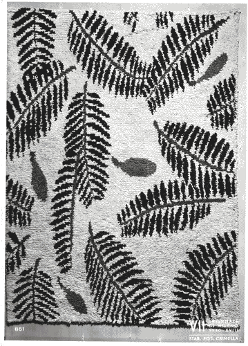 Image for VII Triennale - Mostra dell'E.N.A.P.I. - Tappeti - Tappeto di lana annodato di Fede Cheti