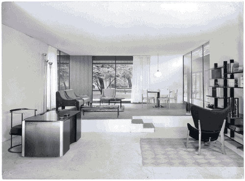 Image for XI Triennale - Parco Sempione - Mostra internazionale dell'abitazione - Alloggio italiano - Zona giorno