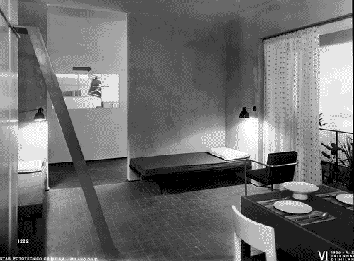 Image for VI Triennale - Padiglione nel parco Sempione. Mostra dell'abitazione - Alloggio n. 4: tipo di alloggio di due locali per quattro persone