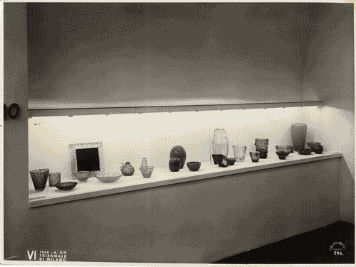 Image for VI Triennale - Galleria delle arti decorative e industriali - Vetrina della Venini di Murano