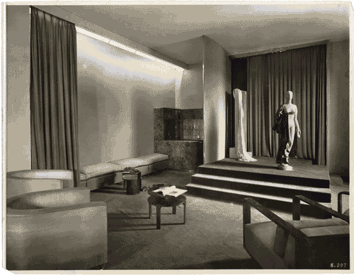 Image for IV Triennale - I Galleria dell'arredamento - Sartoria - Sala di mostra dei modelli