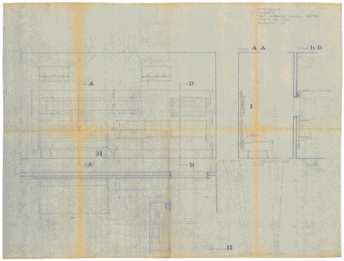 Image for Mostra di ambienti. Abitazione uniambientale. Parete con divano e mobili