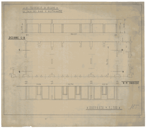 Image for Palazzo dell'Arte. Sala del bar e ristorante
