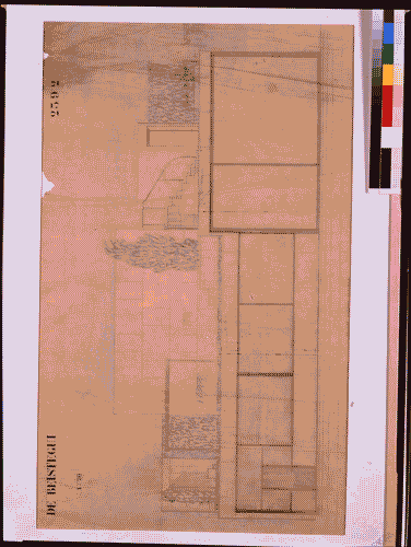 Image for L'avventura delle idee nell'architettura 1750-1890 - Sezione Architetturae Razionalismo - Maison del Beistegui a Parigi di Le Corbusier - Disegno del prospetto su Champs Elysées