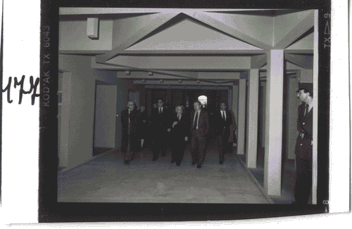 Image for Visita del sen. Amintore Fanfani alla mostra Il progetto domestico