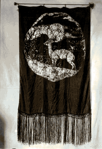 Image for II Biennale - Espositori vari - Pannello in batik di Caterina Zanoncelli