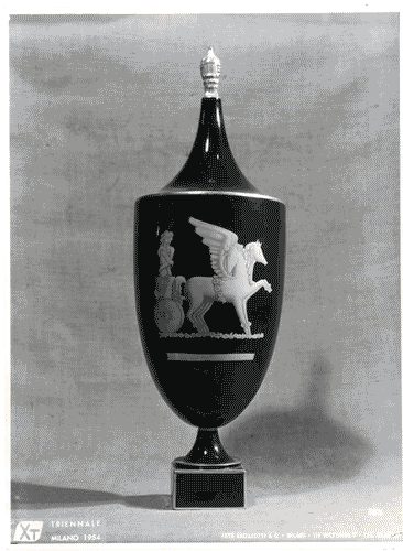 Image for X Triennale - Salone d'onore. I trent'anni della Triennale 1924-54 - Vaso di ceramica di Gio Ponti per Richard Ginori