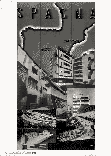 Image for V Triennale - Mostra internazionale di architettura moderna - Galleria delle Nazioni - Fotomosaico della Spagna