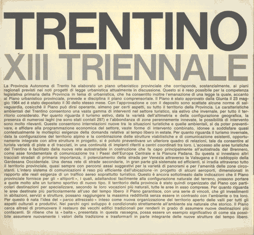 Image for Opuscolo con testo introduttivo alla sezione del Trentino, e con fotografie paesaggistiche della regione