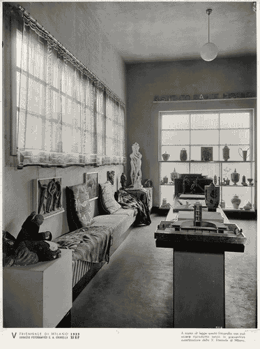 Image for V Triennale - Mostre nel parco - Padiglione delle scuole d'arte - Sala del R. Istituto d'arte di Firenze