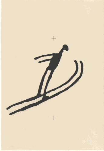 Image for XVIII Triennale - Partecipazioni internazionali - Norvegia. La rivitalizzazione delle radici culturali e delle tradizioni norvegesi - Pittogramma per le Olimpiadi invernali di Lillehammer