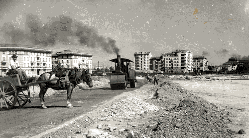 Image for VIII Triennale - Quartiere sperimentale della Triennale di Milano QT8 - Cilindratura strade