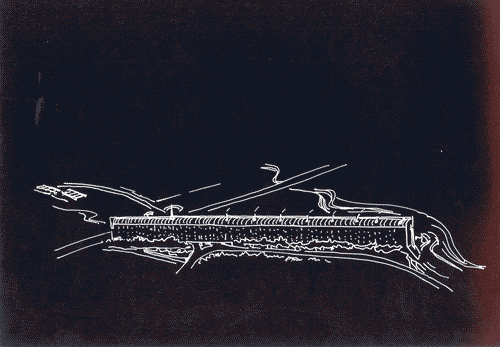 Image for Le città immaginate - Nove progetti per nove città. Sezione progettuale -Palermo (Nove progetti per l'architettura della circonvallazione) - Schizzo di progetto di Marcello Panzarella e Vincenzo Minutella
