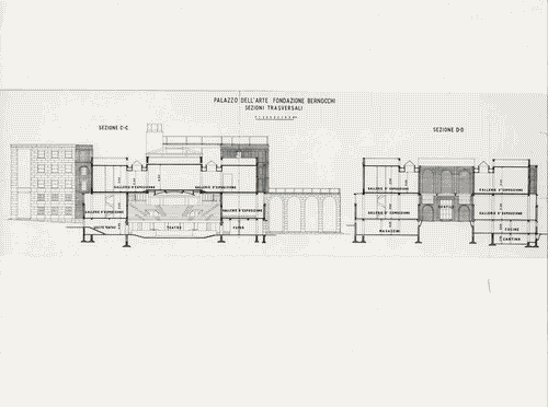 Image for Sezioni trasversali del Palazzo dell'Arte