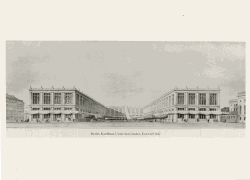 Image for XVII Triennale - Le città del mondo e il futuro delle metropoli - Partecipazioni internazionali - Sezione Germania - Progetto per un grande magazzino su Unter den Linden di Karl Friedrich Schinkel