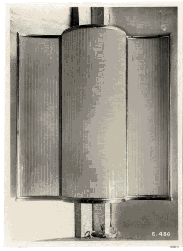 Image for IV Triennale - Galleria dell'illuminazione - Lampada da parete disegno di Ezio Giovannozzi