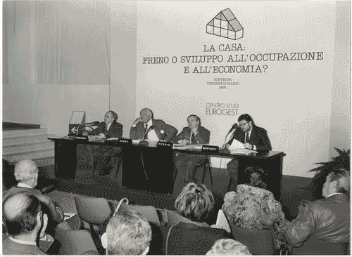Image for Convegno: La casa: freno o sviluppo all'occupazione e all'economia? - Peggio, Eugenio - Lombardini, Siro - Mostacci, Roberto - Bobba, Franco