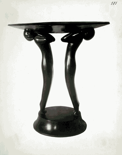 Image for I Biennale - Sala della mensa - Alzate artistiche scolpite in legno, bronzo e gesso di Amerigo Focacci di Viareggio